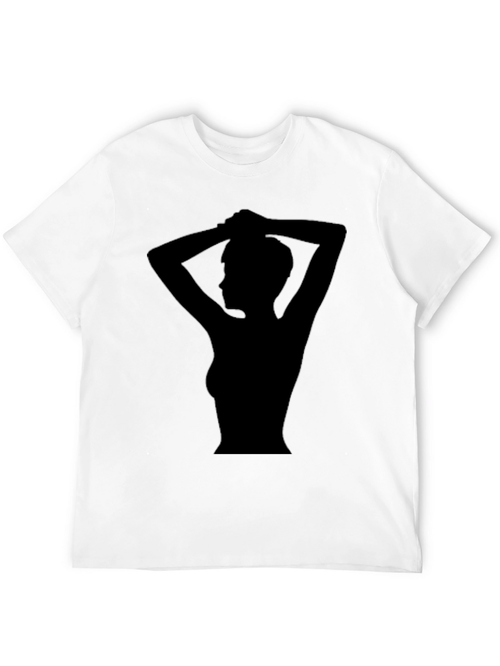 Silhouette Graphic Tee - Stylish Black T-Shirt