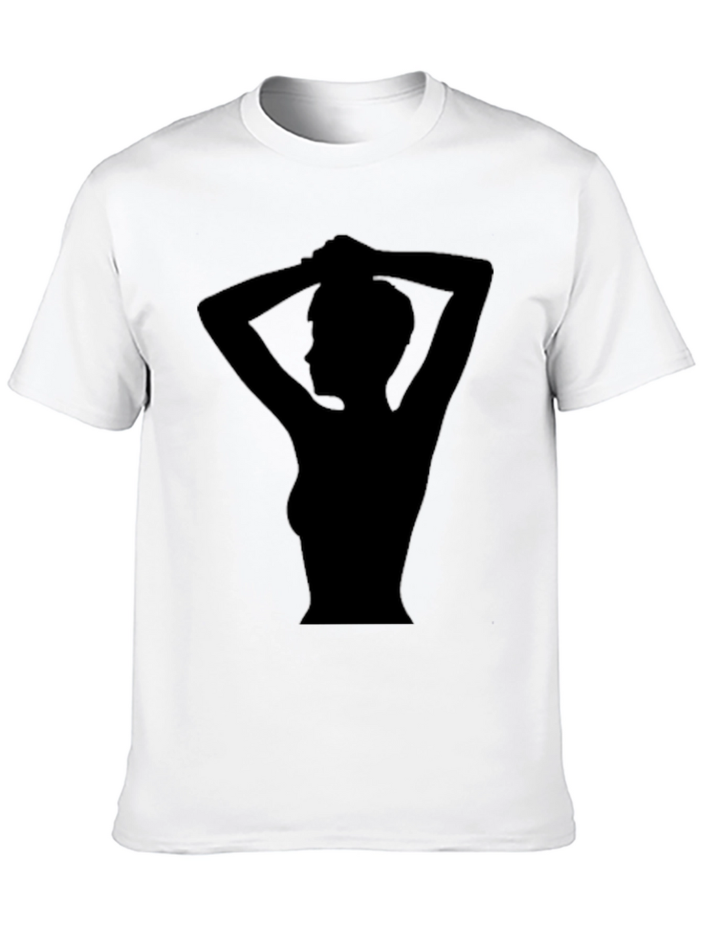Silhouette Graphic Tee - Stylish Black T-Shirt