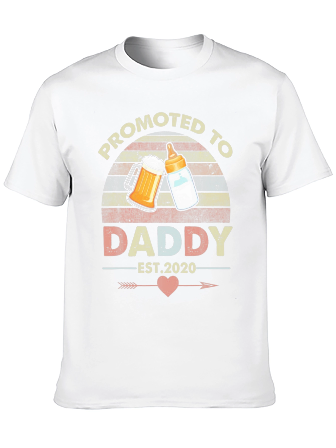 Promoted To Daddy T-Shirt - New Dad Tee