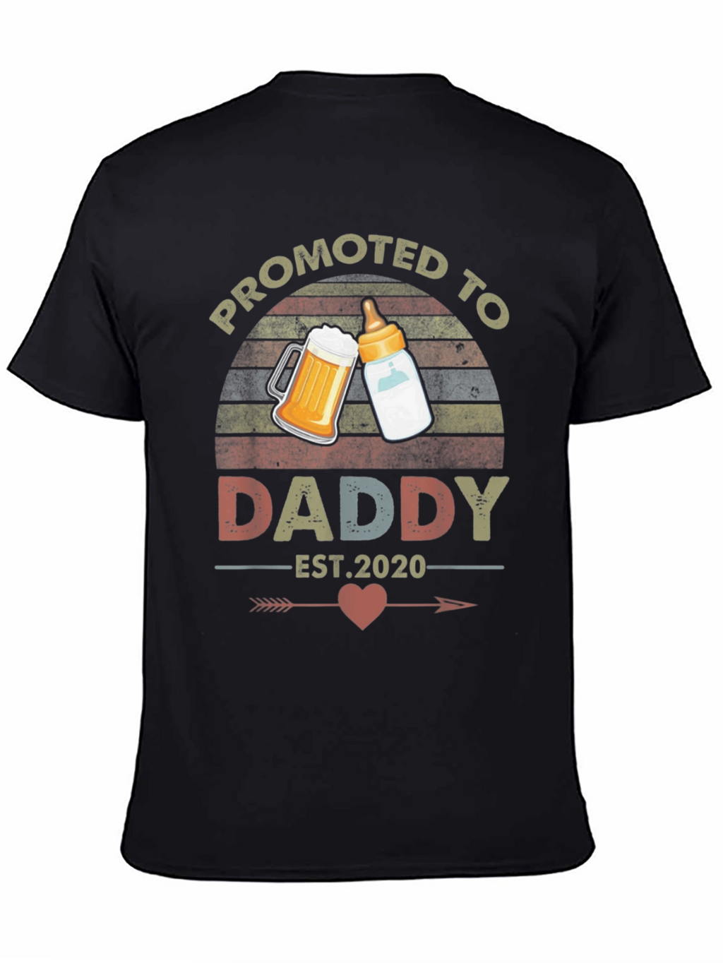 Promoted To Daddy T-Shirt - New Dad Tee