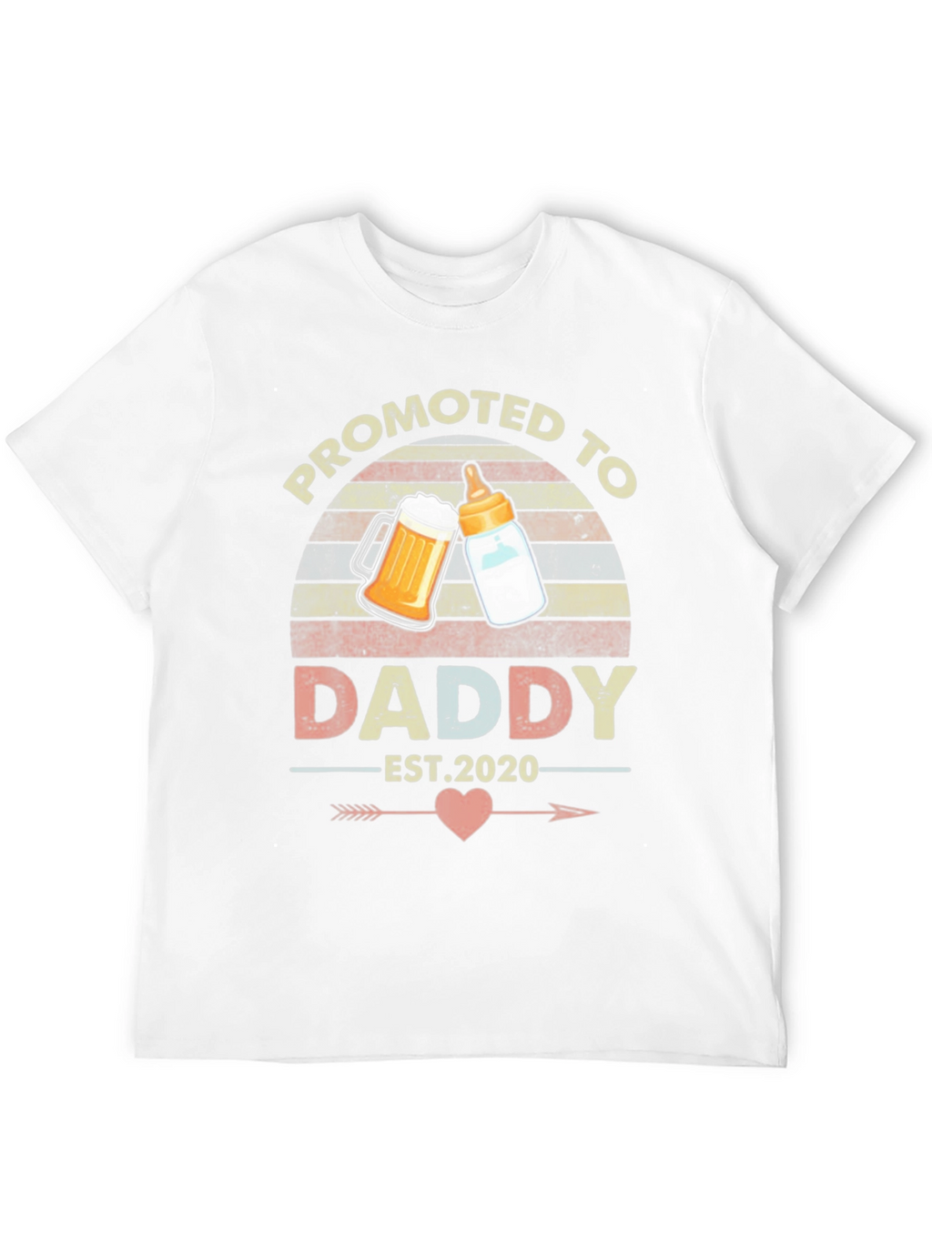 Promoted To Daddy T-Shirt - New Dad Tee