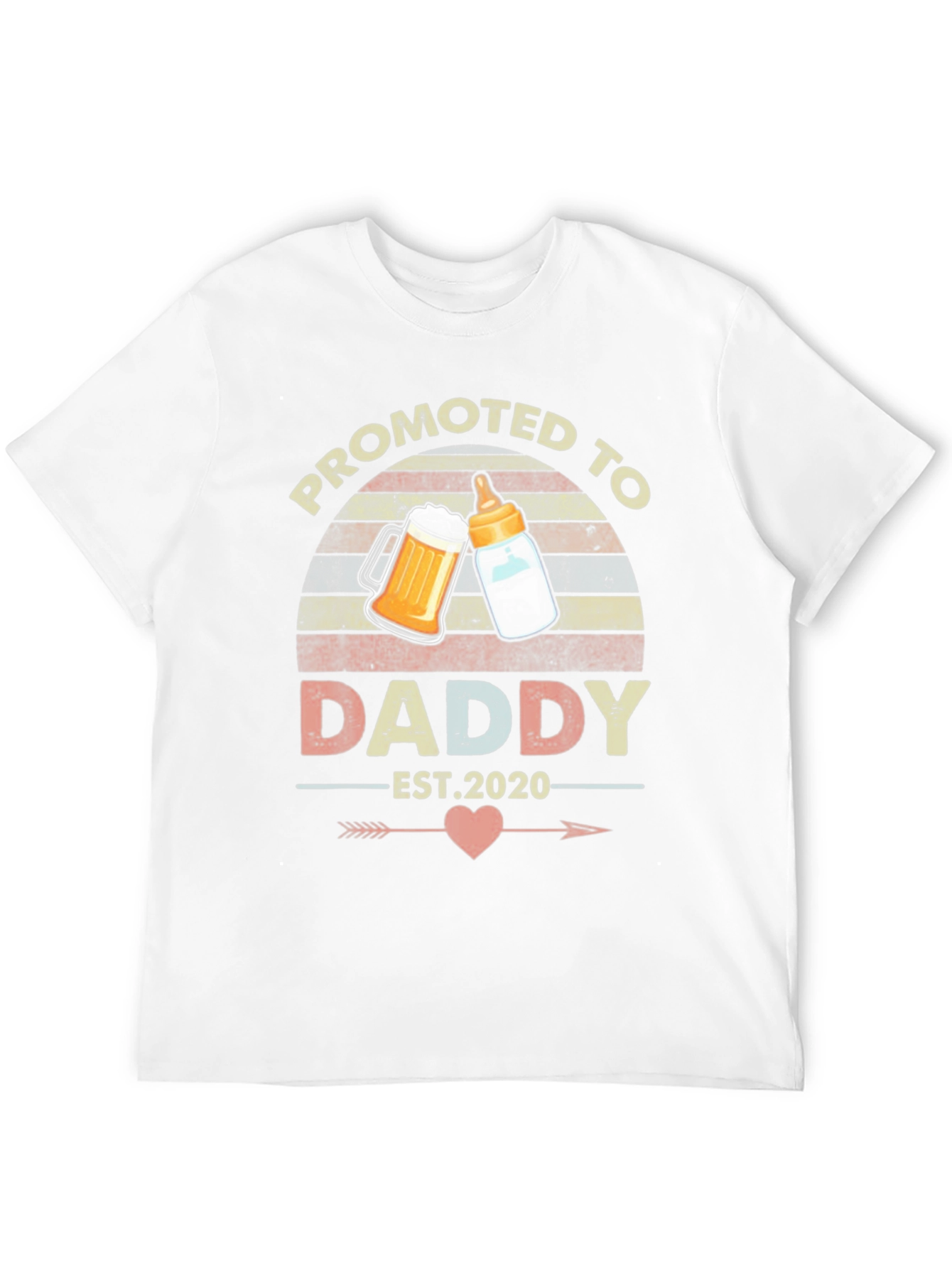 Promoted To Daddy T-Shirt - New Dad Tee