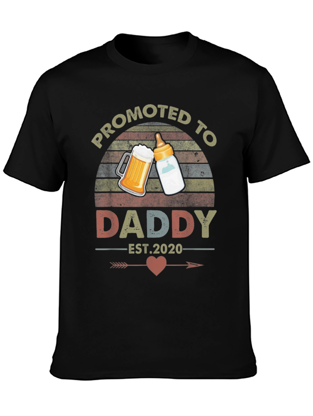 Promoted To Daddy T-Shirt - New Dad Tee