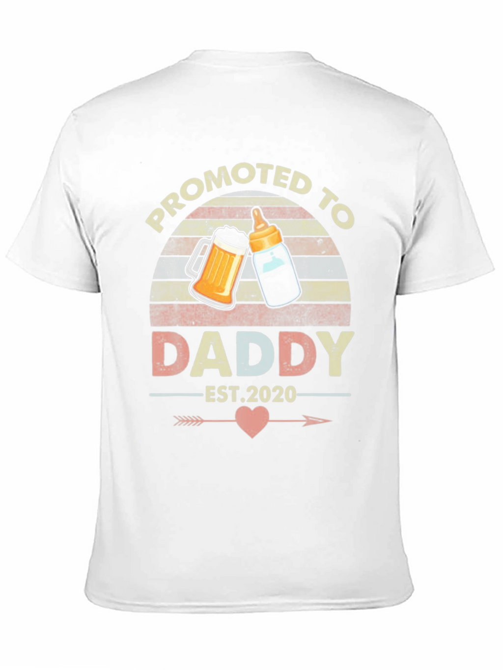 Promoted To Daddy T-Shirt - New Dad Tee
