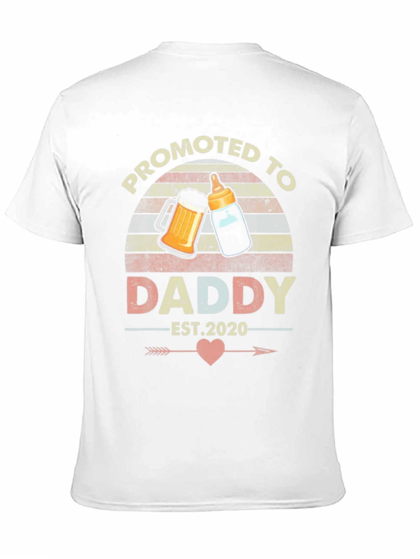 Promoted To Daddy T-Shirt - New Dad Tee