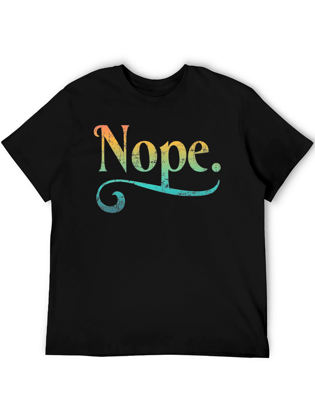 Nope. Graphic Tee - Trendy Retro Design