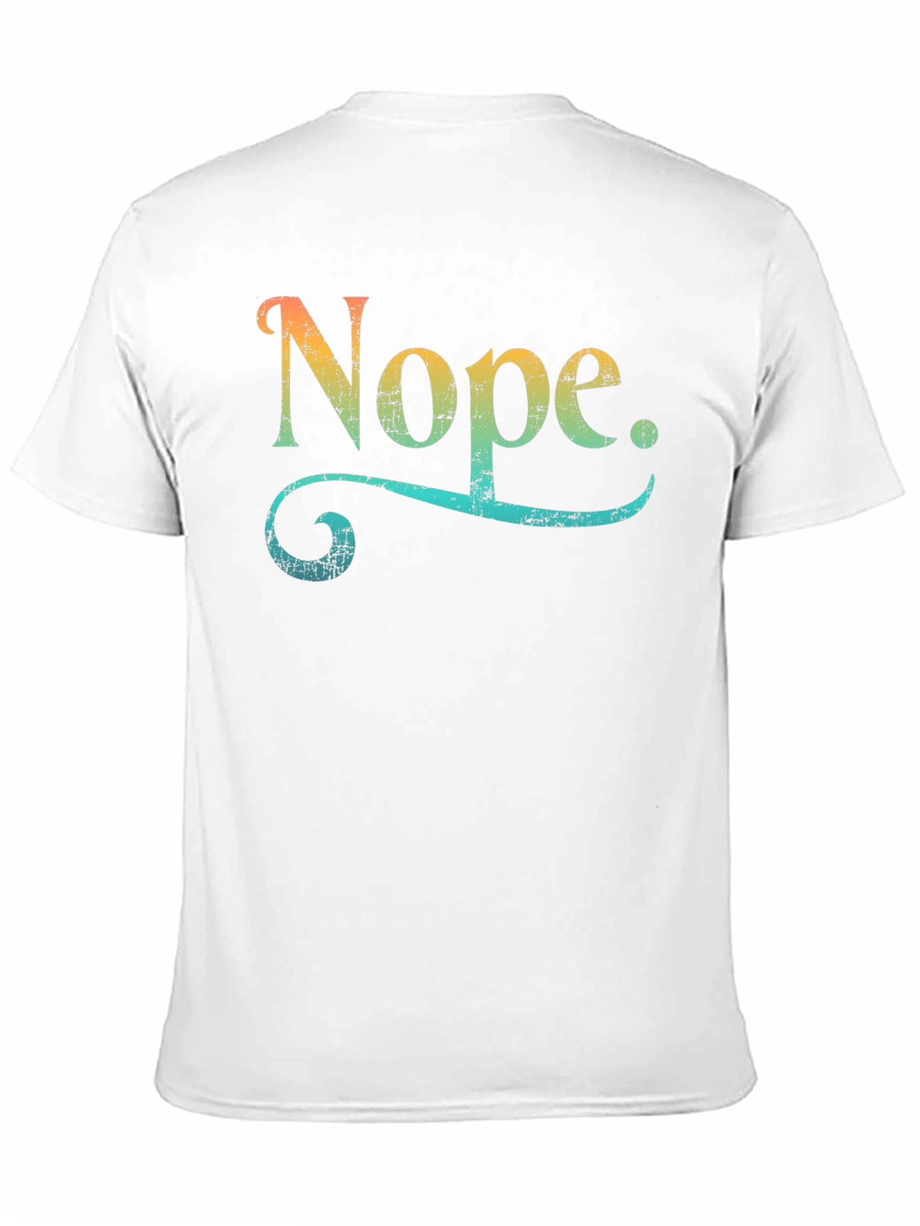 Nope. Graphic Tee - Trendy Retro Design