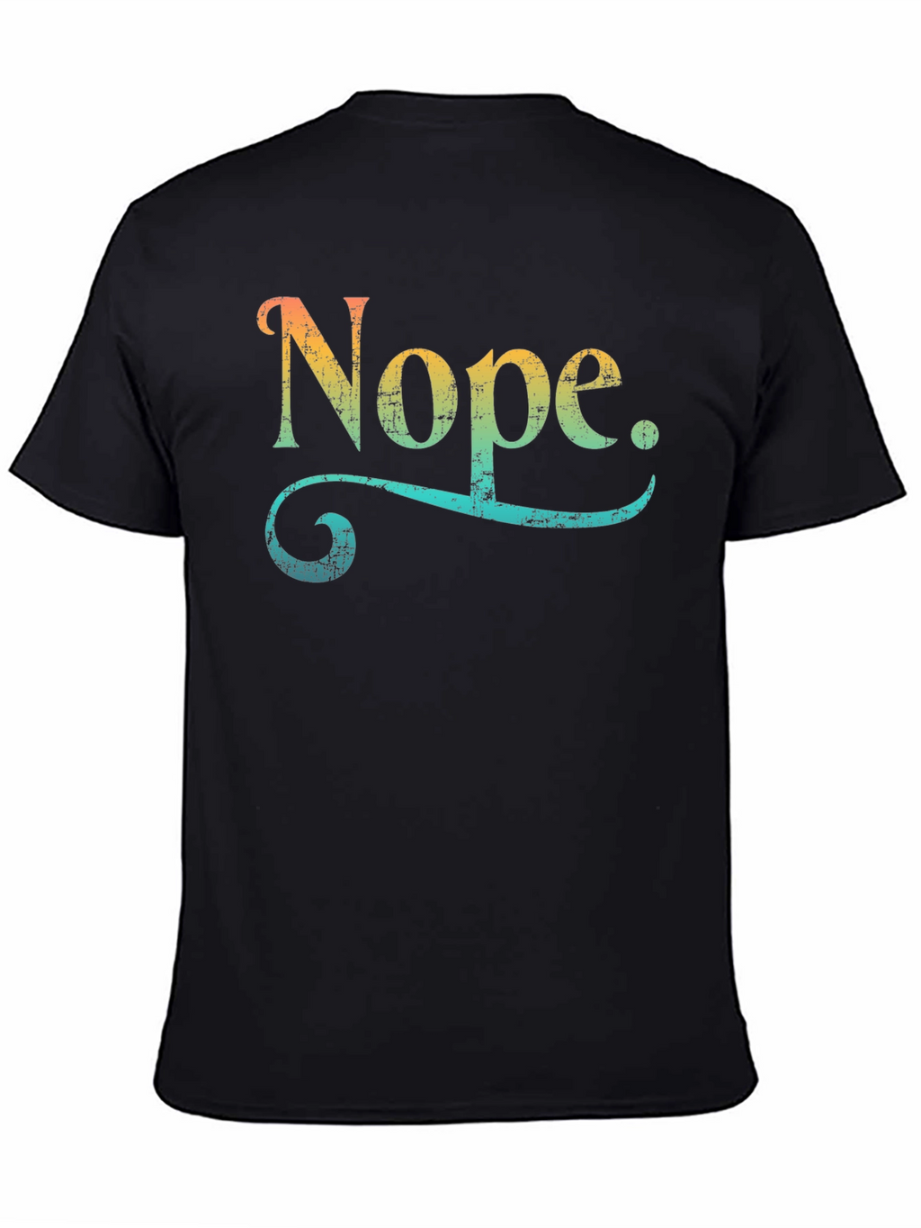 Nope. Graphic Tee - Trendy Retro Design