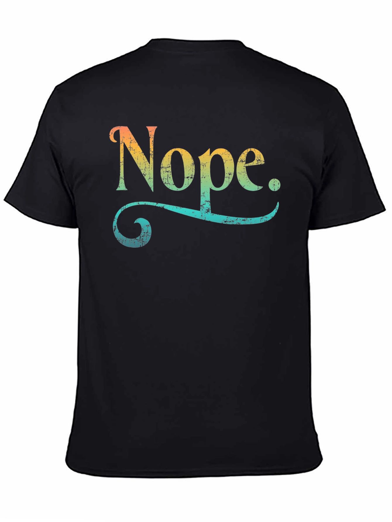 Nope. Graphic Tee - Trendy Retro Design