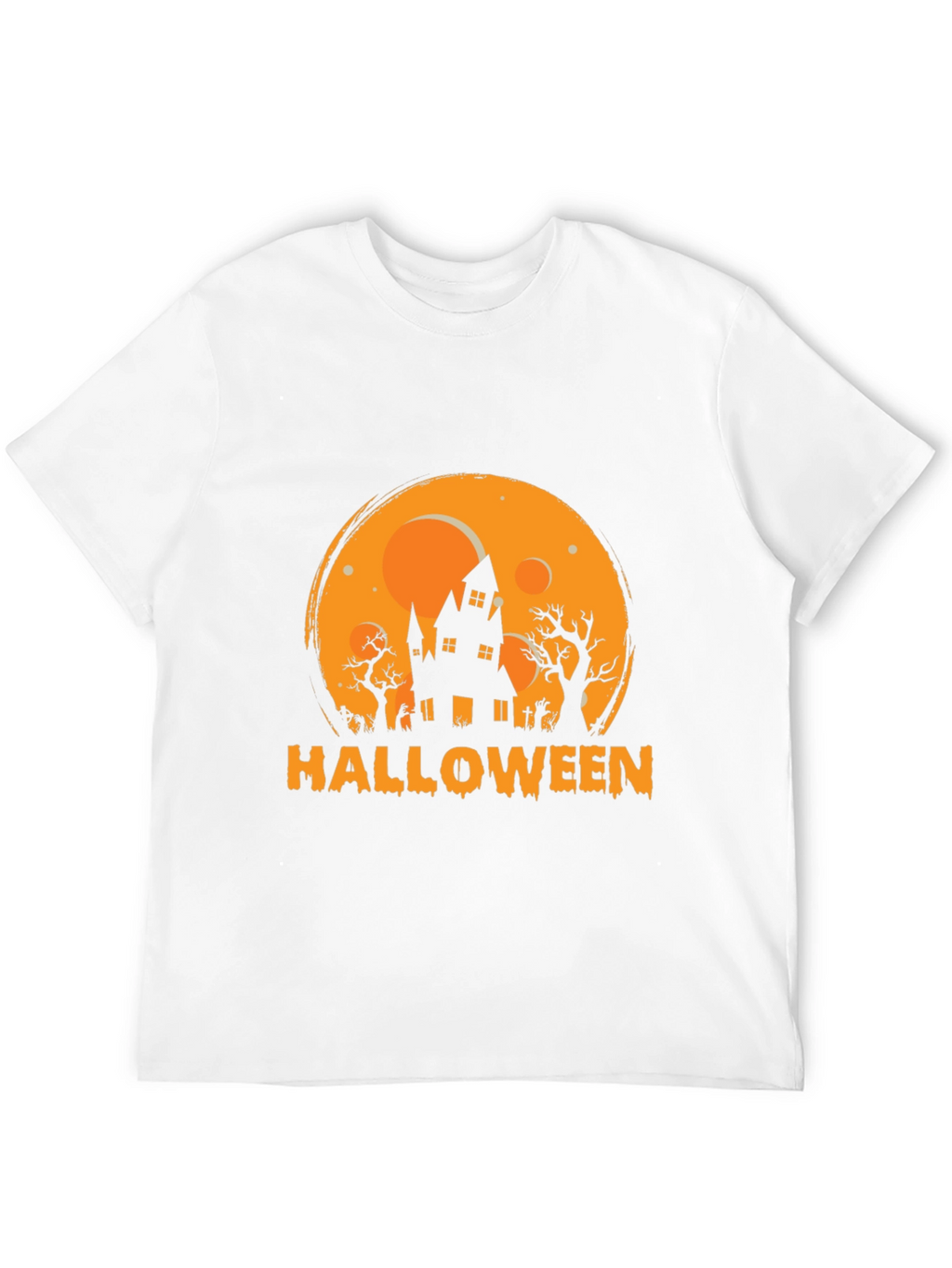 Halloween Spooky House Graphic Tee