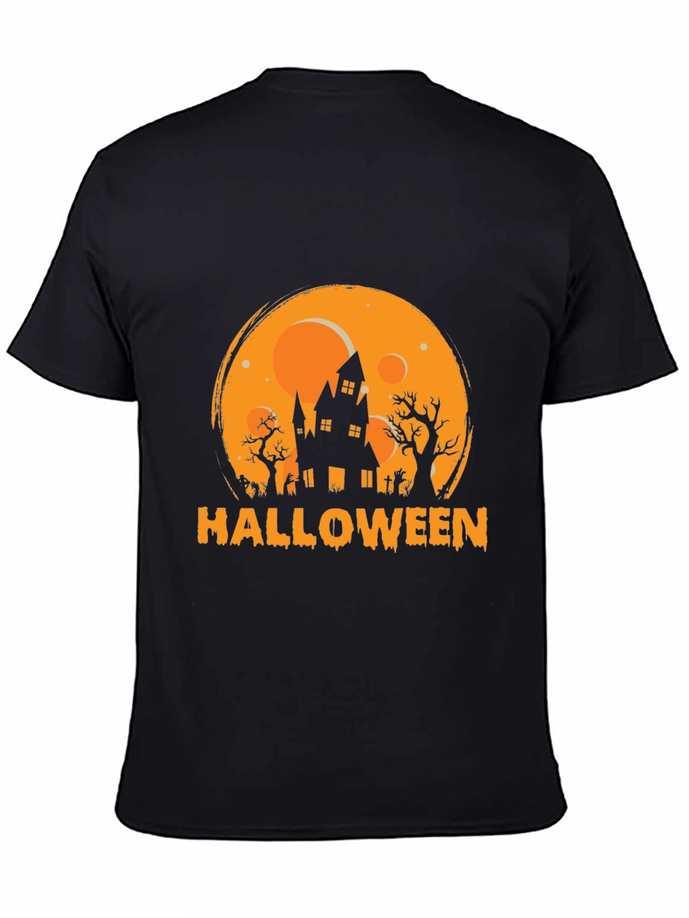 Halloween Spooky House Graphic Tee