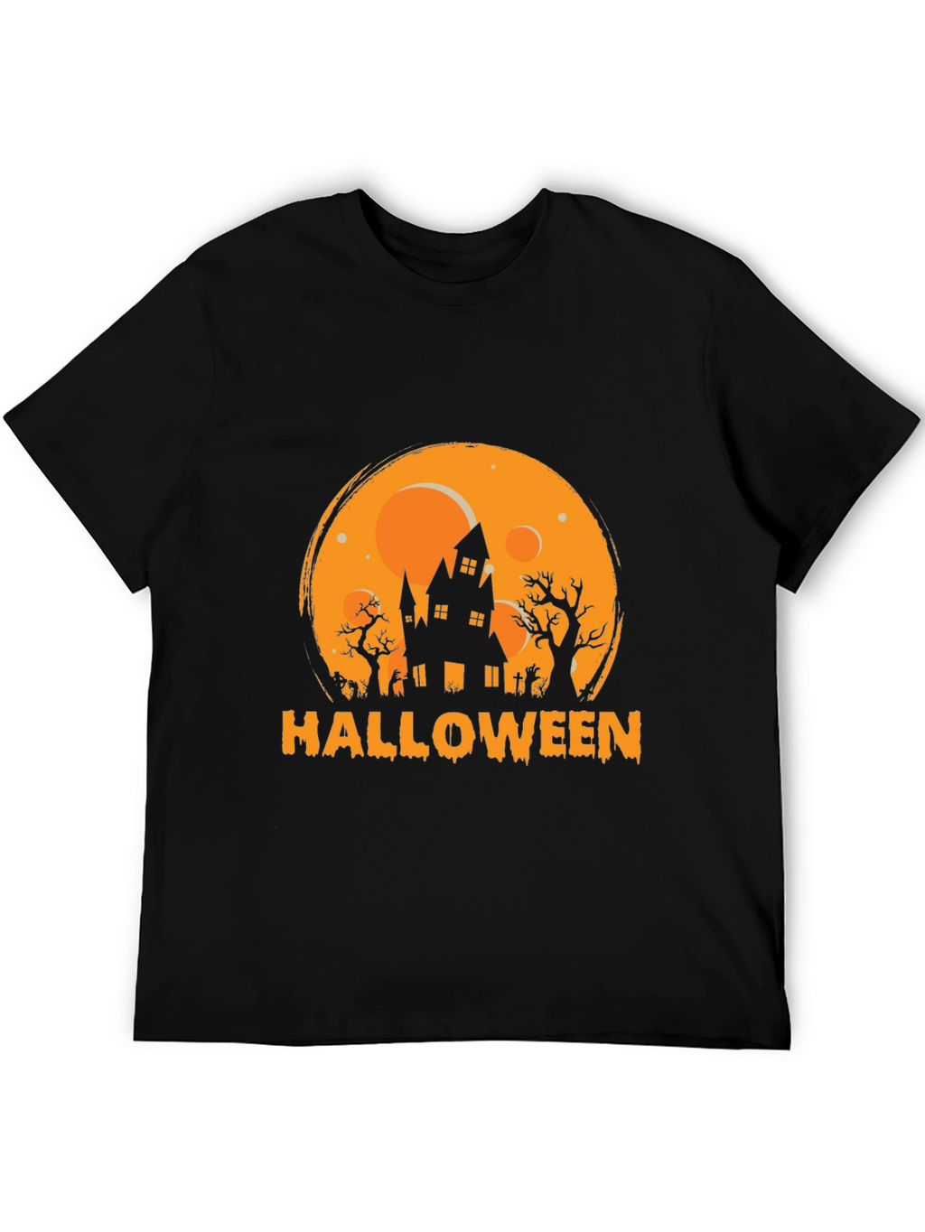 Halloween Spooky House Graphic Tee