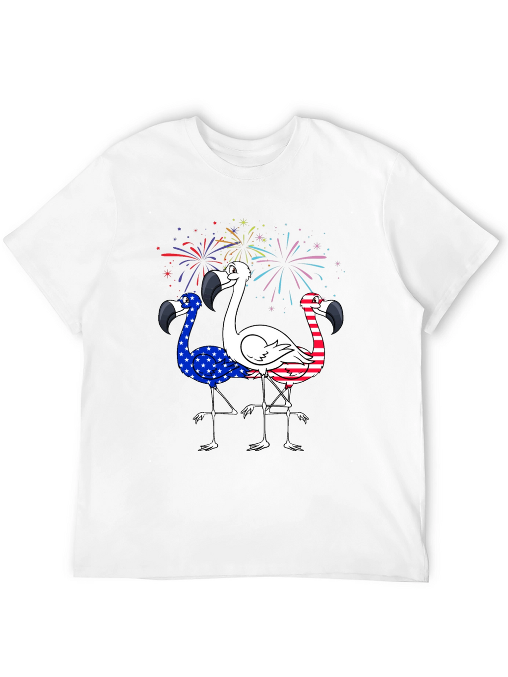 Patriotic Flamingo T-Shirt - USA Pride