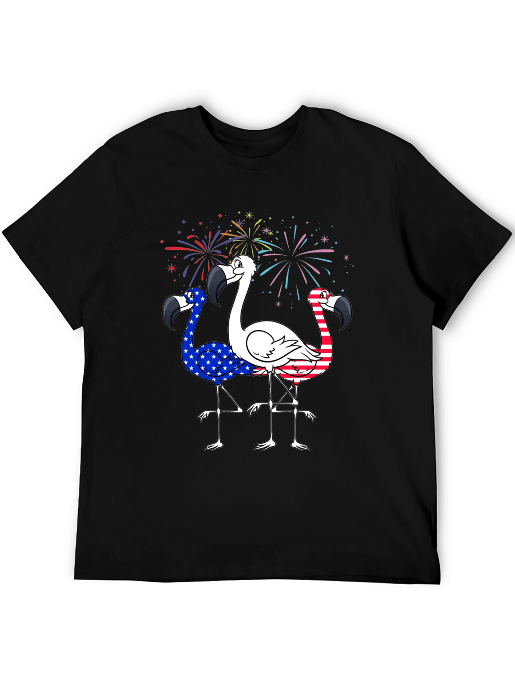 Patriotic Flamingo T-Shirt - USA Pride
