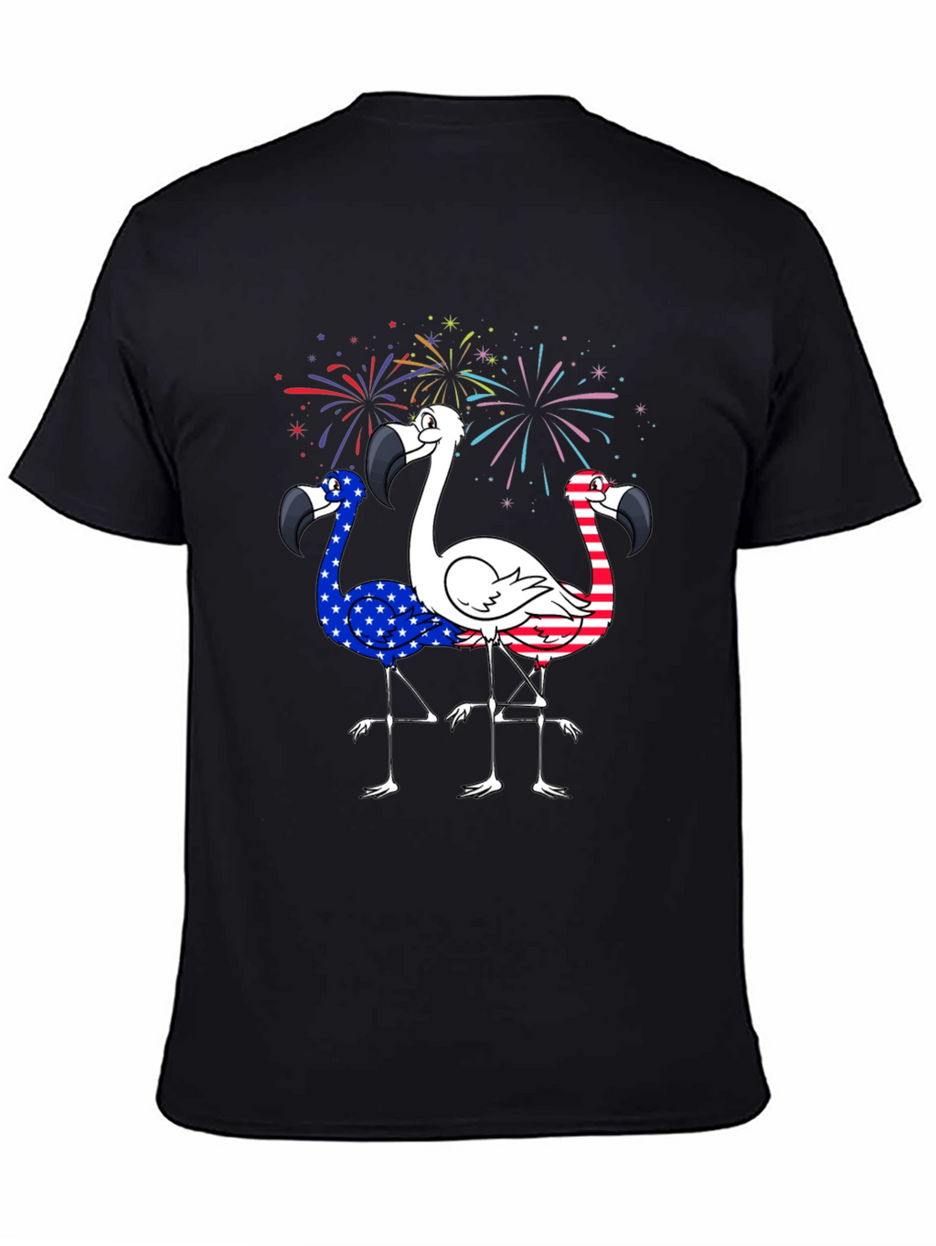 Patriotic Flamingo T-Shirt - USA Pride