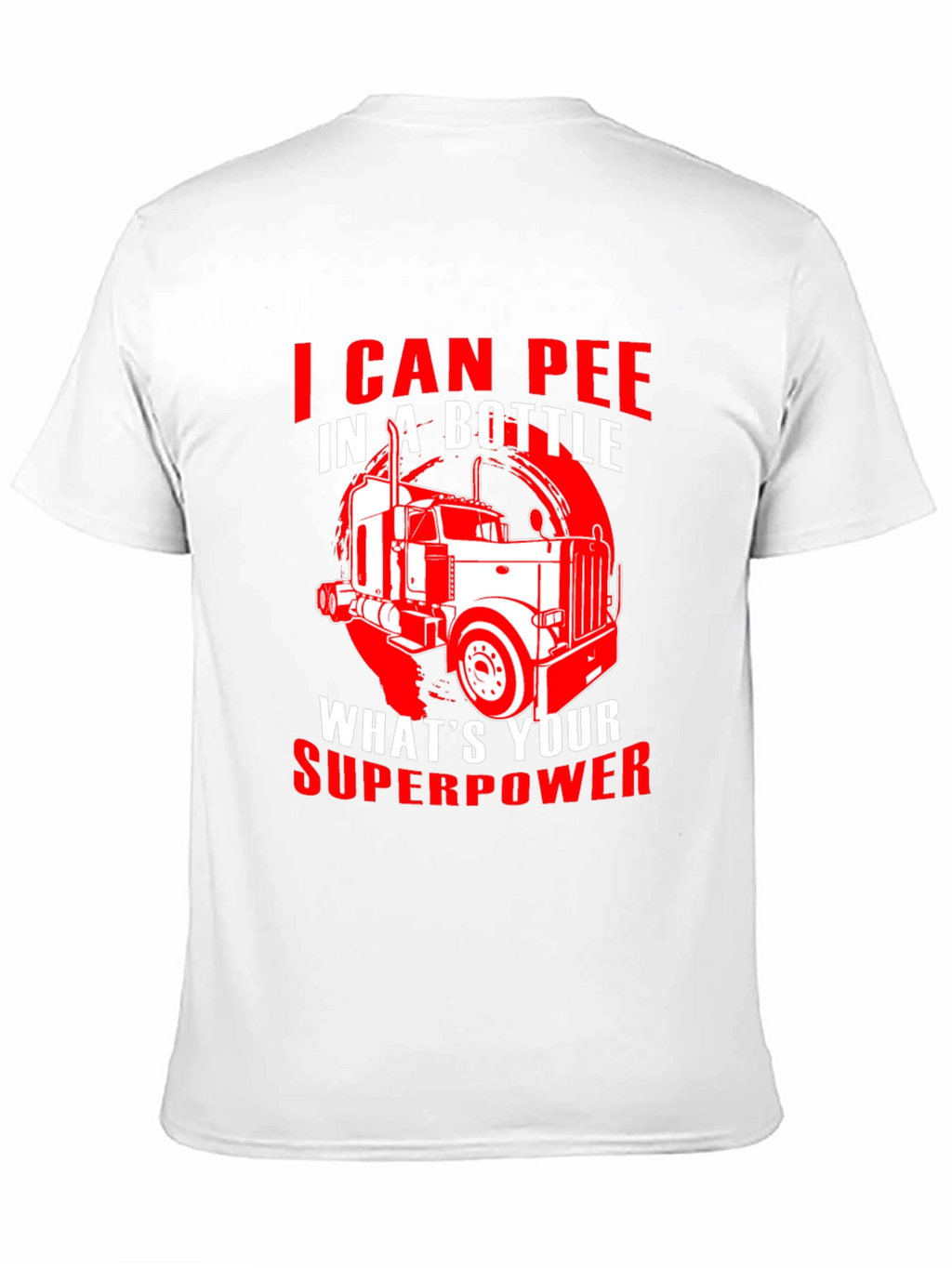 Trucker Superpower Graphic T-Shirt