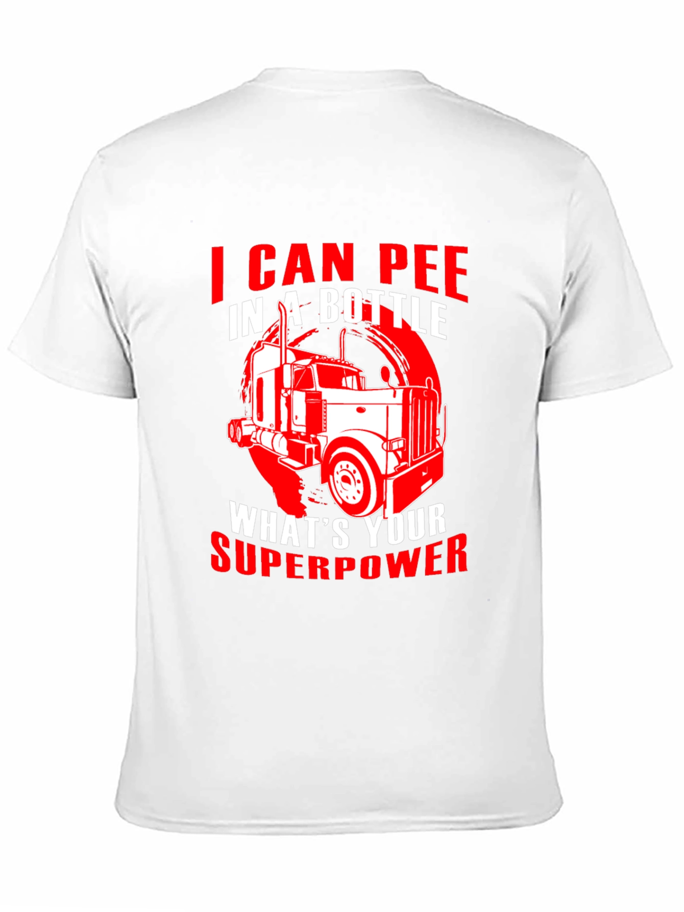 Trucker Superpower Graphic T-Shirt