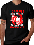 Trucker Superpower Graphic T-Shirt