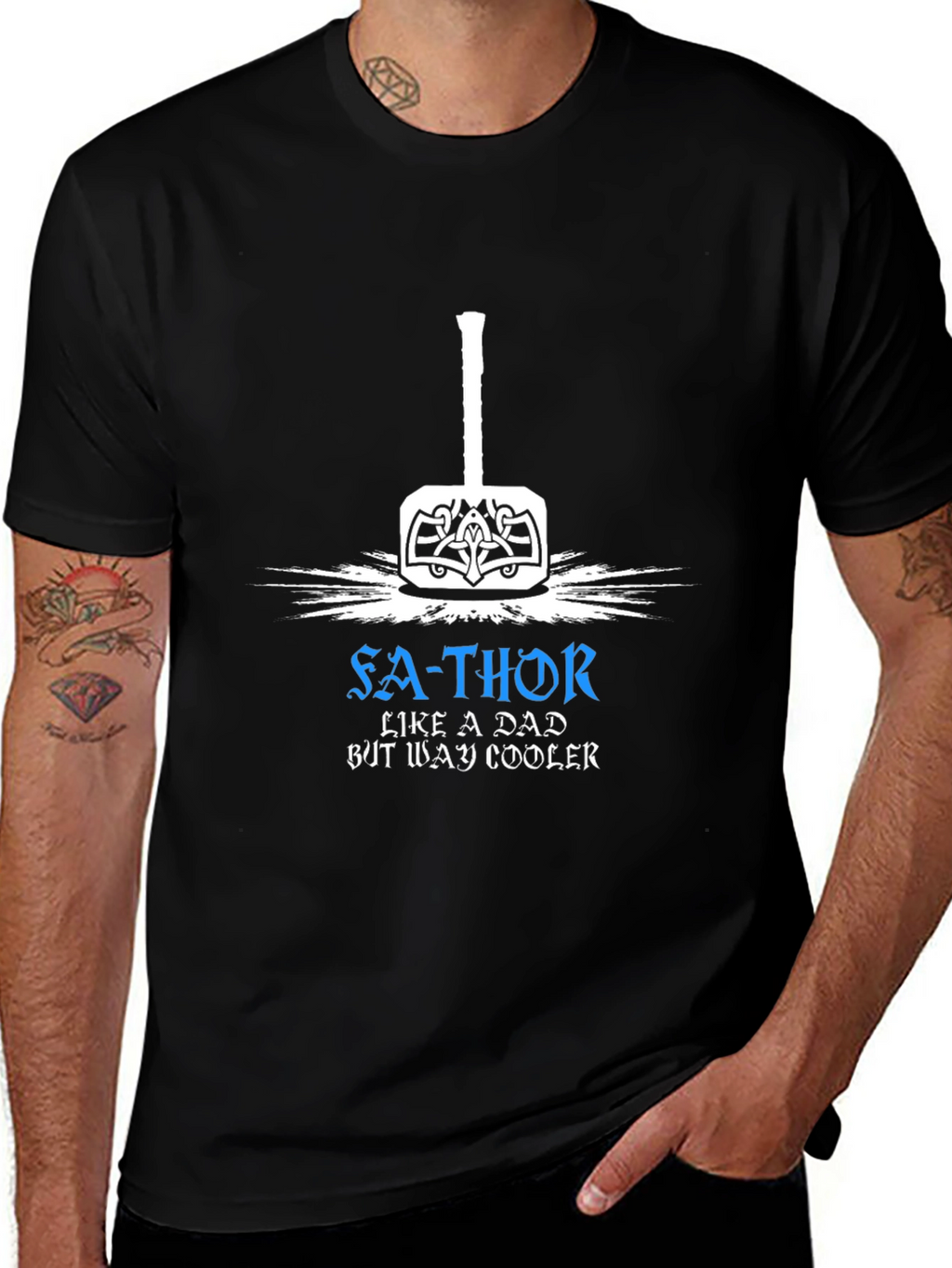 Fa-Thor T-Shirt: Like a Dad But Way Cooler