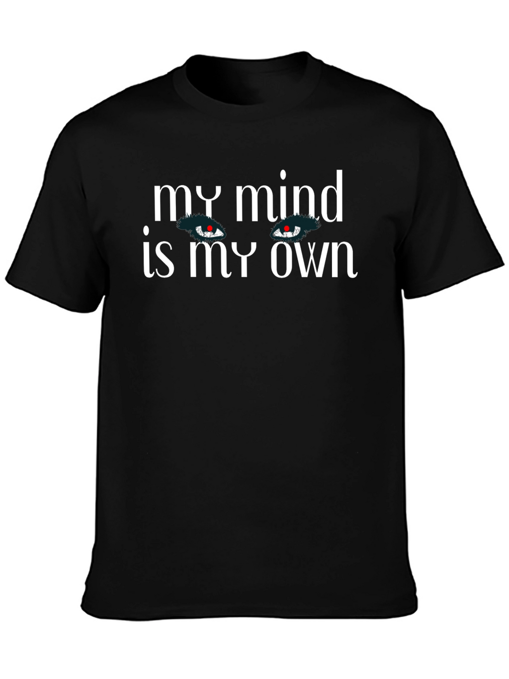 My Mind Is My Own Graphic Tee - Black