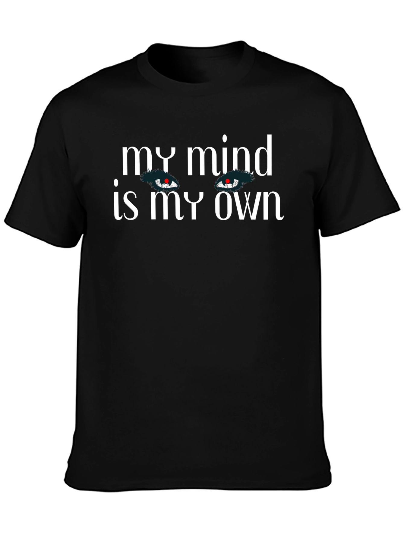 My Mind Is My Own Graphic Tee - Black