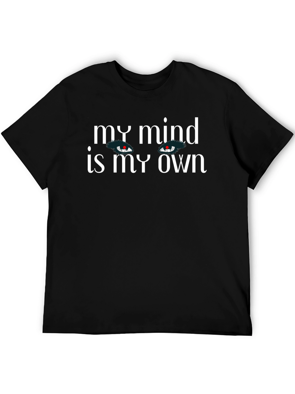 My Mind Is My Own Graphic Tee - Black