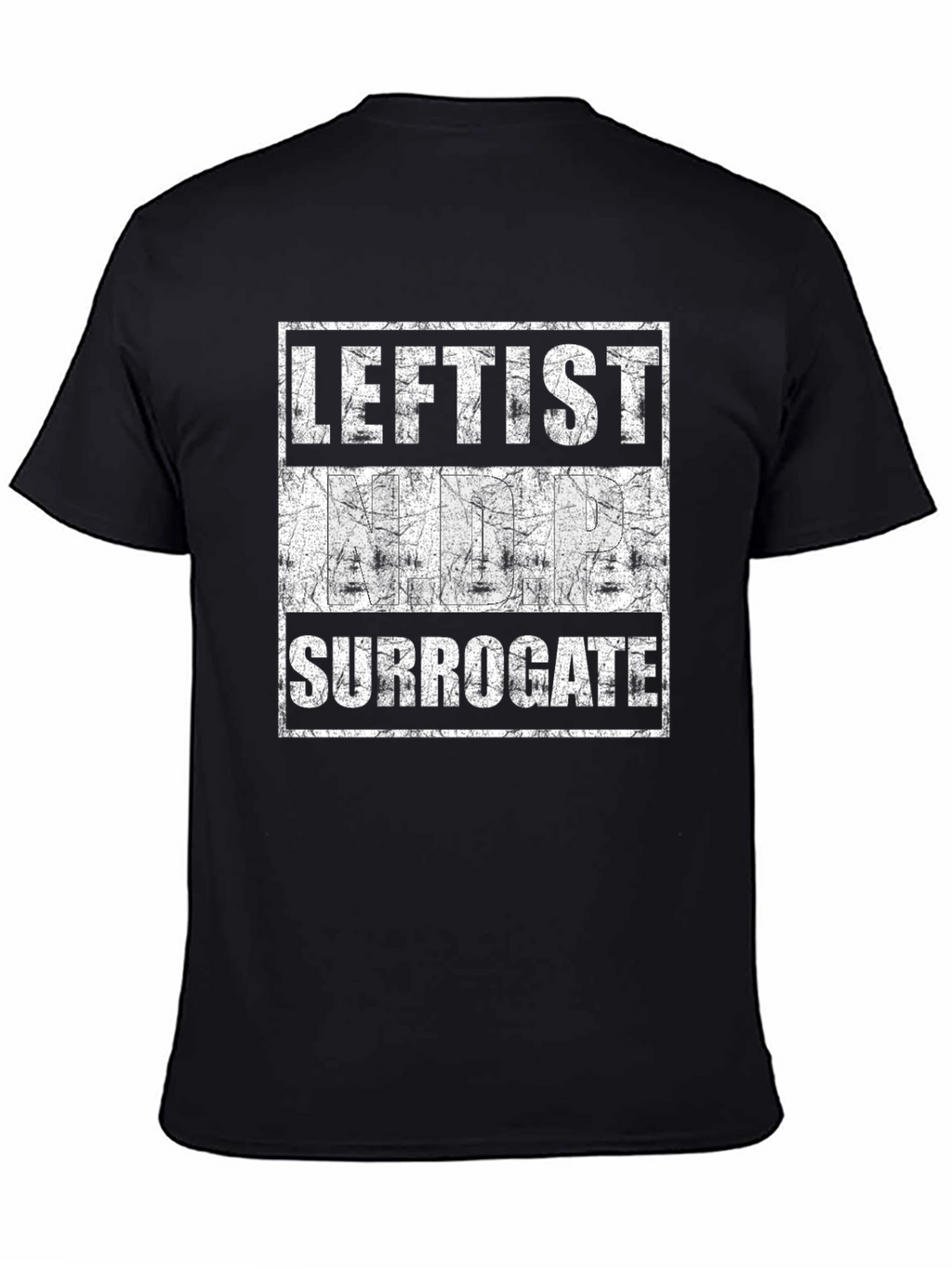 Leftist Surrogate Graphic T-Shirt - Black