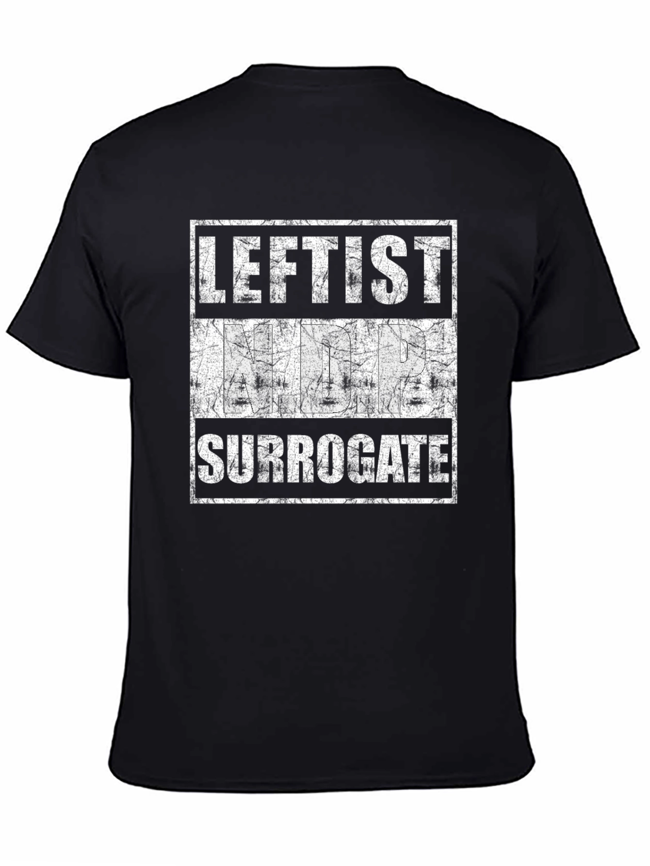 Leftist Surrogate Graphic T-Shirt - Black