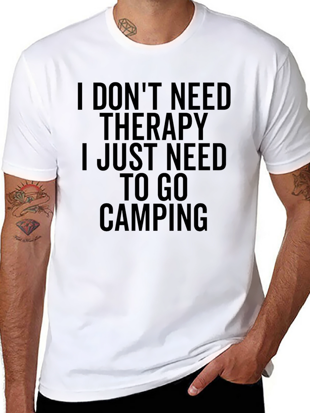 Camping Therapy Tee