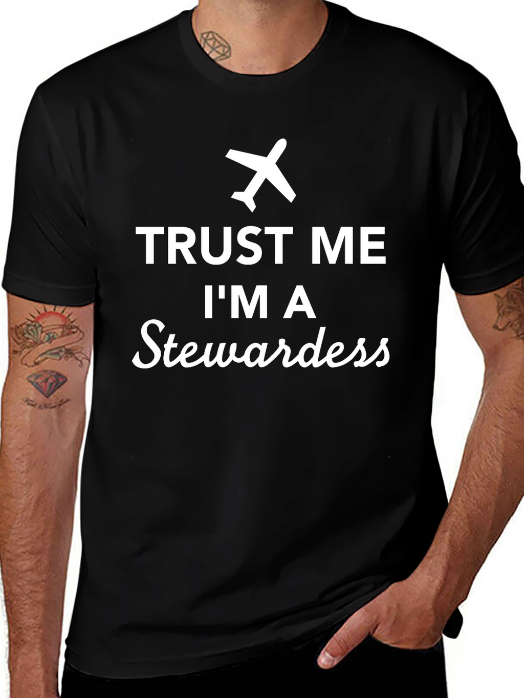 Trust Me Im a Stewardess T-Shirt