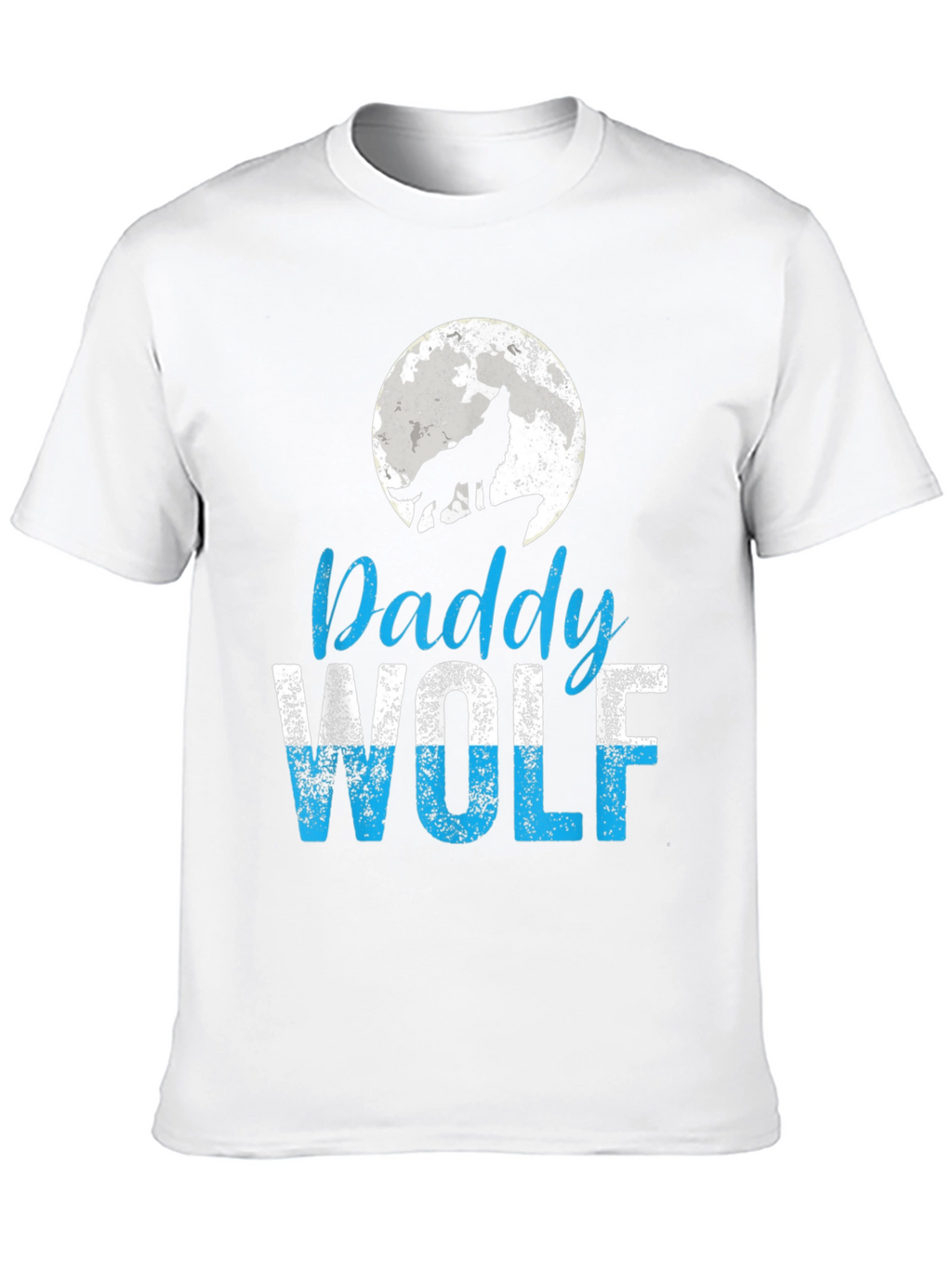 Daddy Wolf T-Shirt - Lunar Howl Design