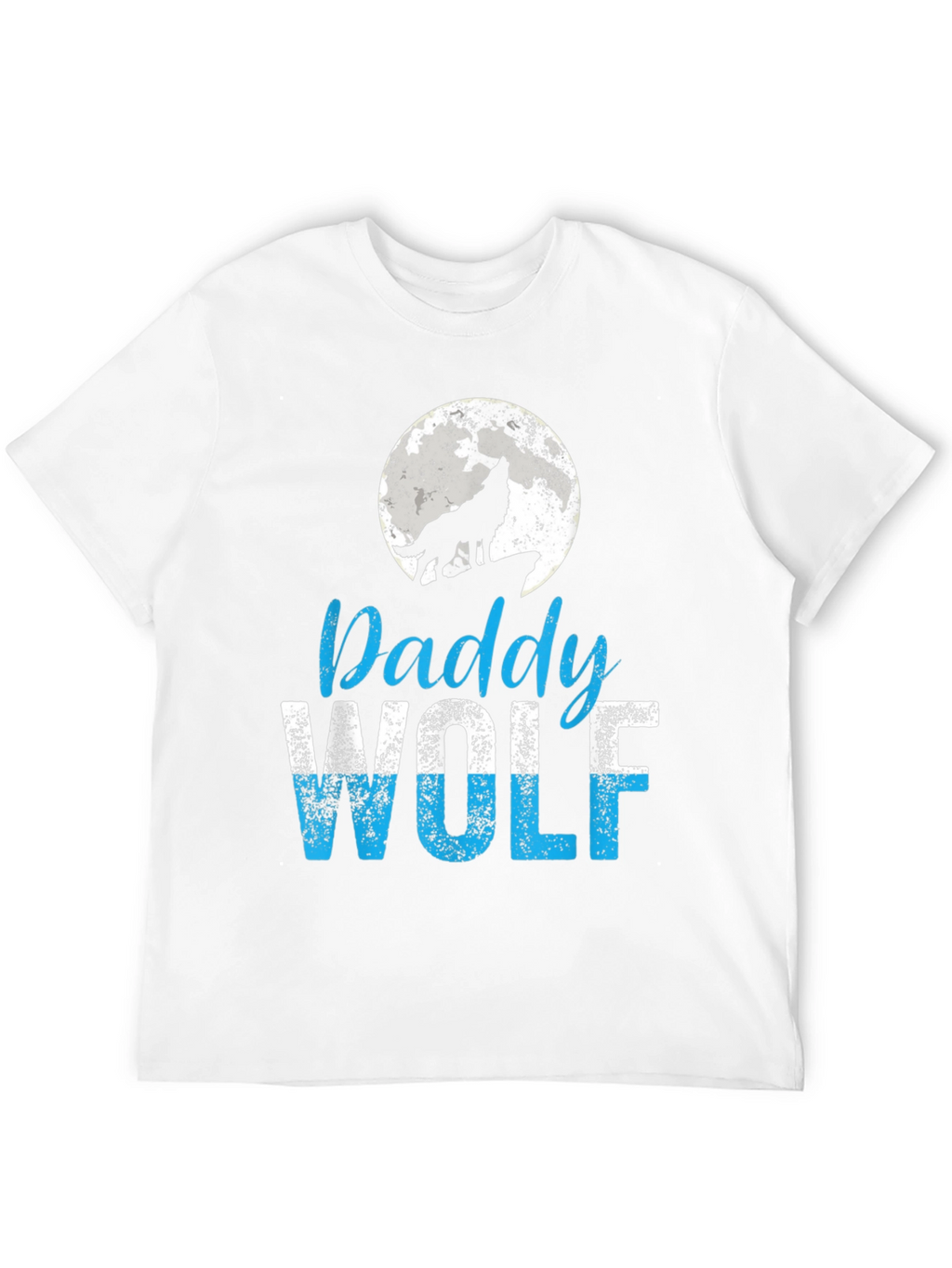 Daddy Wolf T-Shirt - Lunar Howl Design