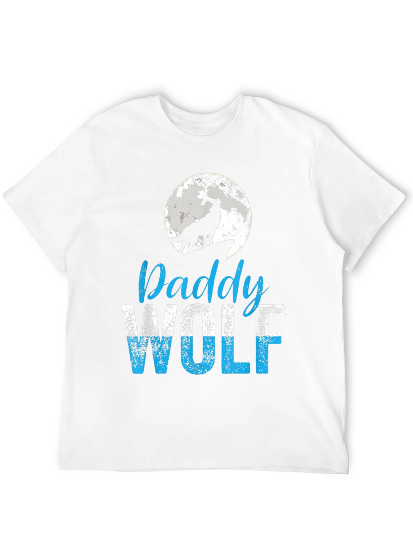 Daddy Wolf T-Shirt - Lunar Howl Design