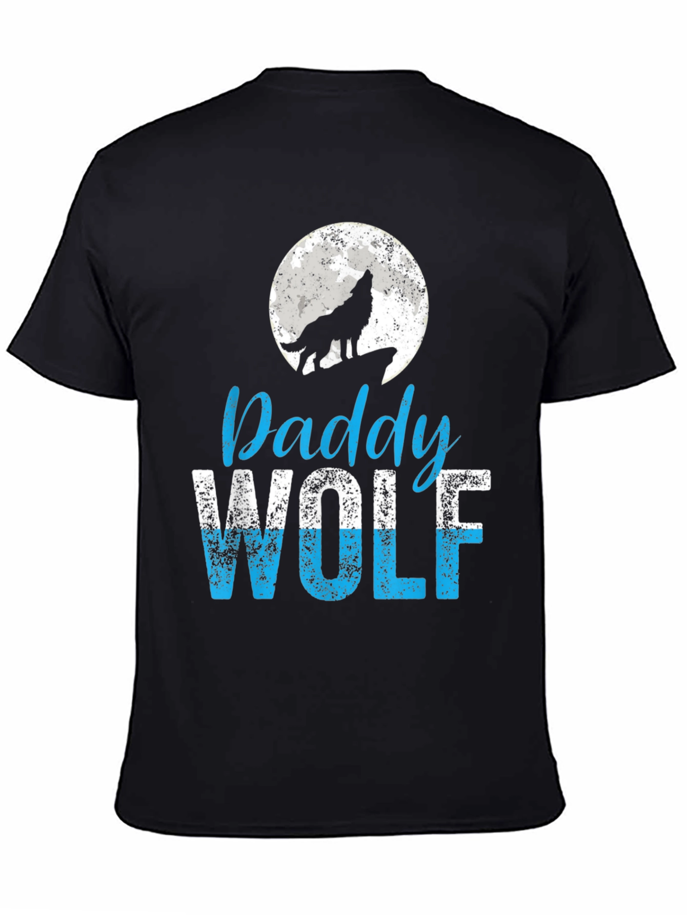 Daddy Wolf T-Shirt - Lunar Howl Design