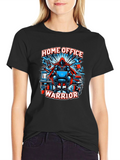 Home Office Warrior T-Shirt - Gamer Geek Tee