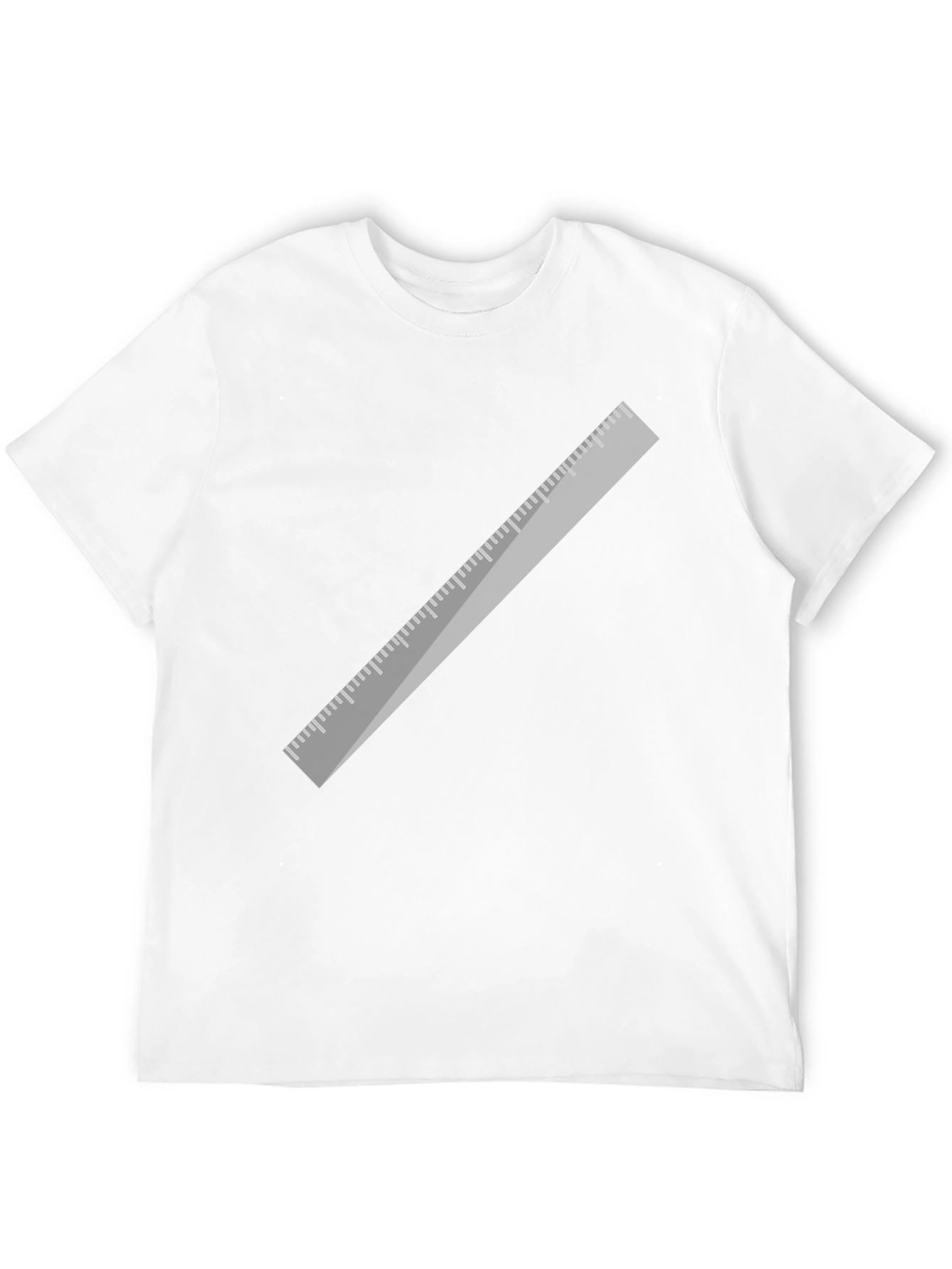 Ruler Graphic Tee - Mens Black T-Shirt