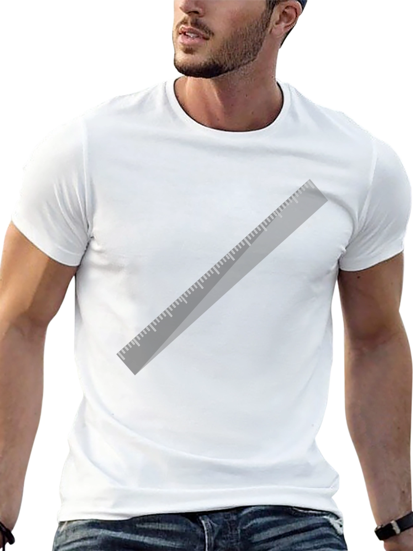 Ruler Graphic Tee - Mens Black T-Shirt