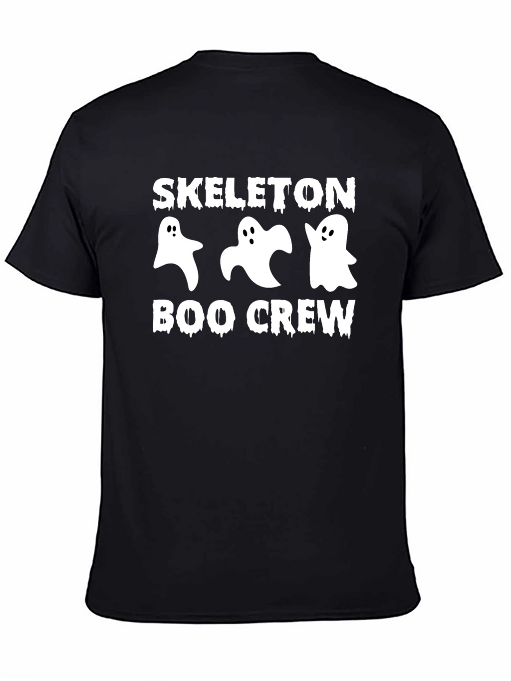 Skeleton Boo Crew Graphic T-Shirt - Halloween