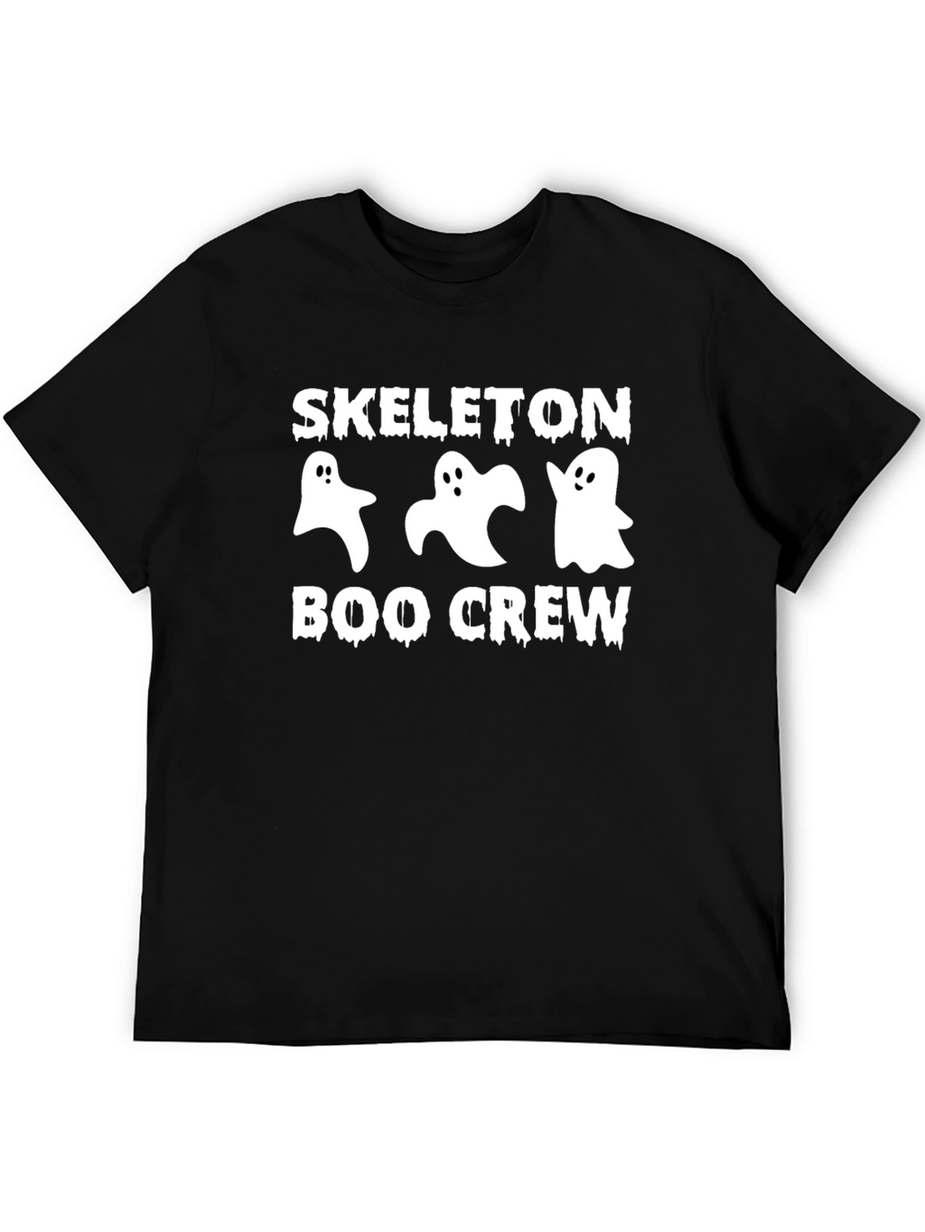 Skeleton Boo Crew Graphic T-Shirt - Halloween