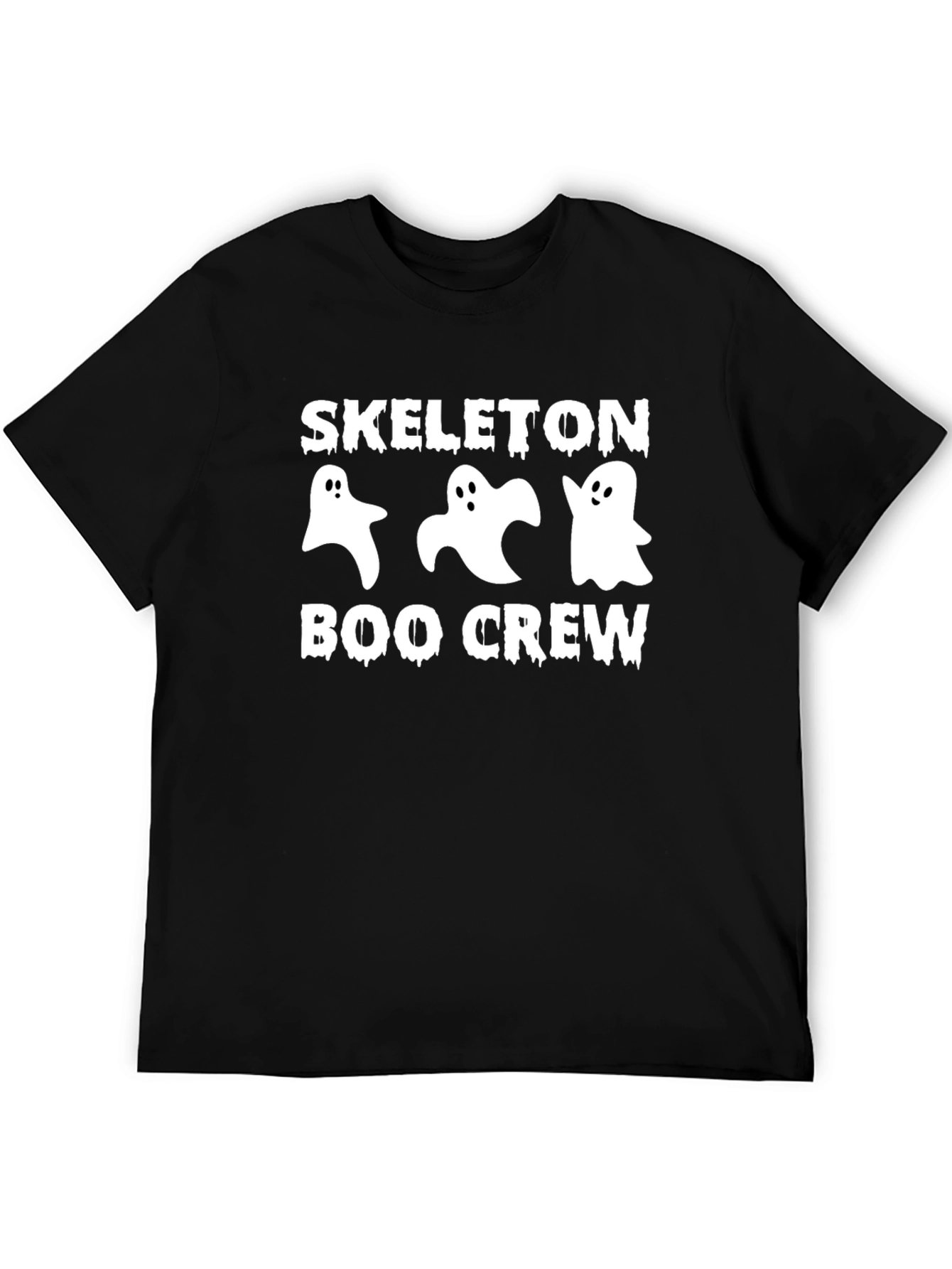 Skeleton Boo Crew Graphic T-Shirt - Halloween