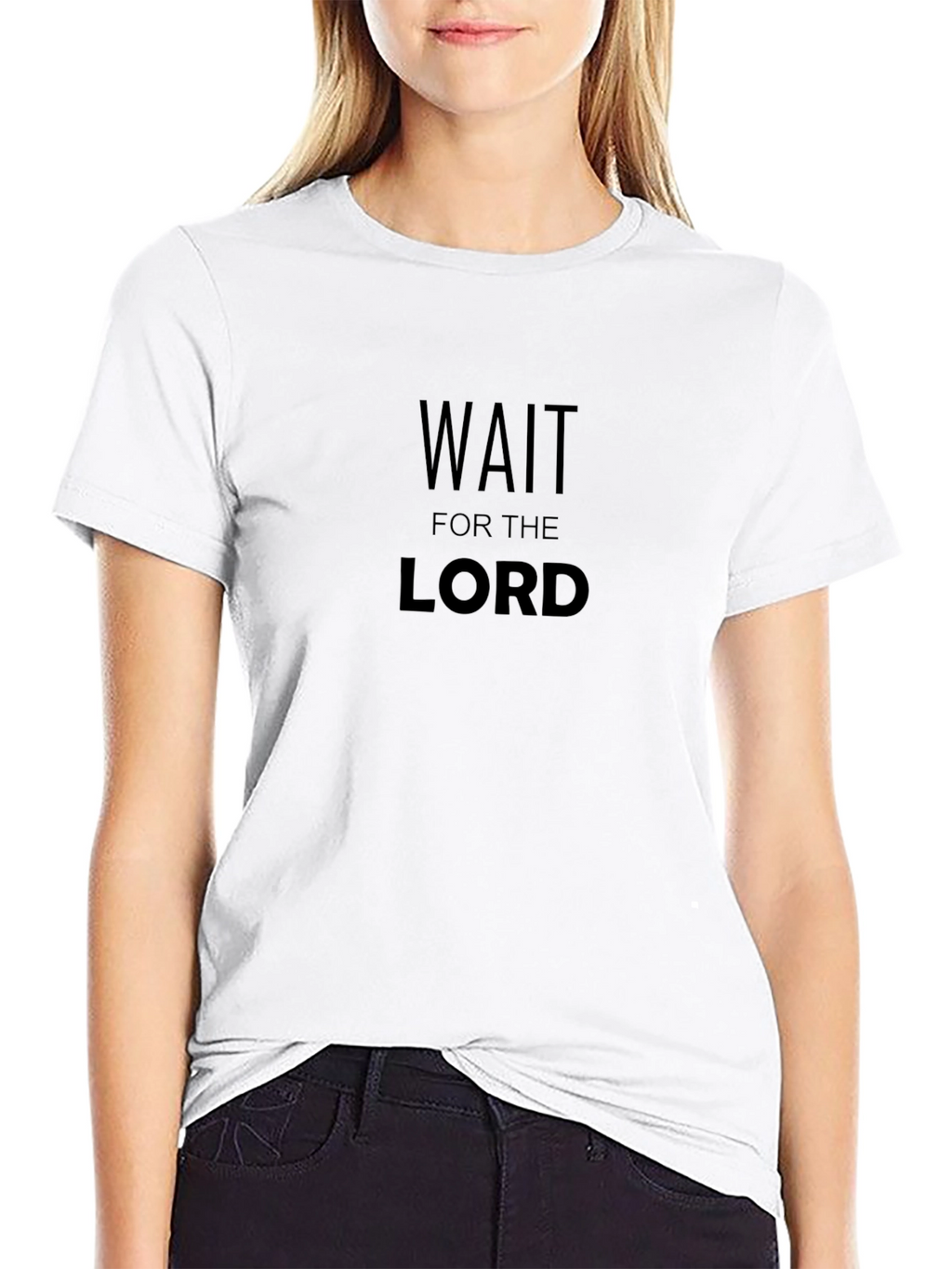 Wait for the Lord - Christian T-Shirt