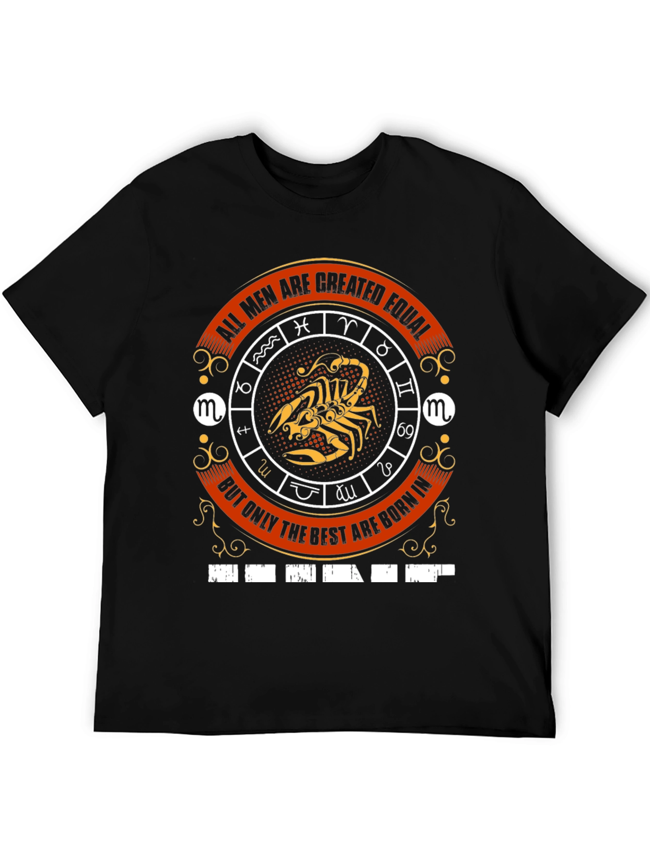 Scorpio Zodiac T-Shirt: Best Men Born in Scorpio