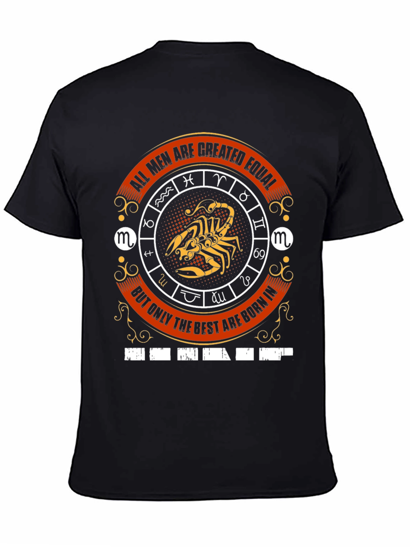 Scorpio Zodiac T-Shirt: Best Men Born in Scorpio