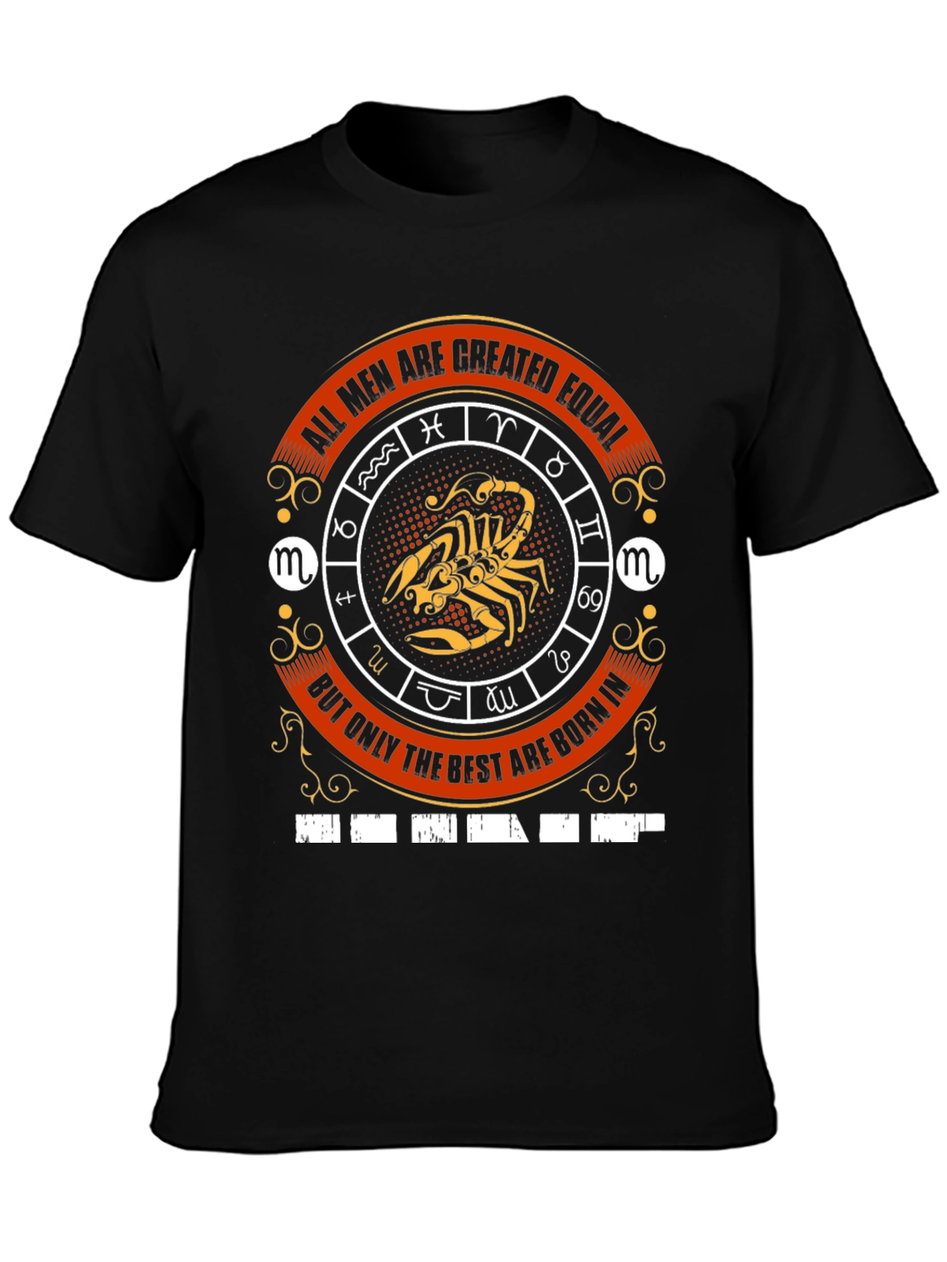 Scorpio Zodiac T-Shirt: Best Men Born in Scorpio