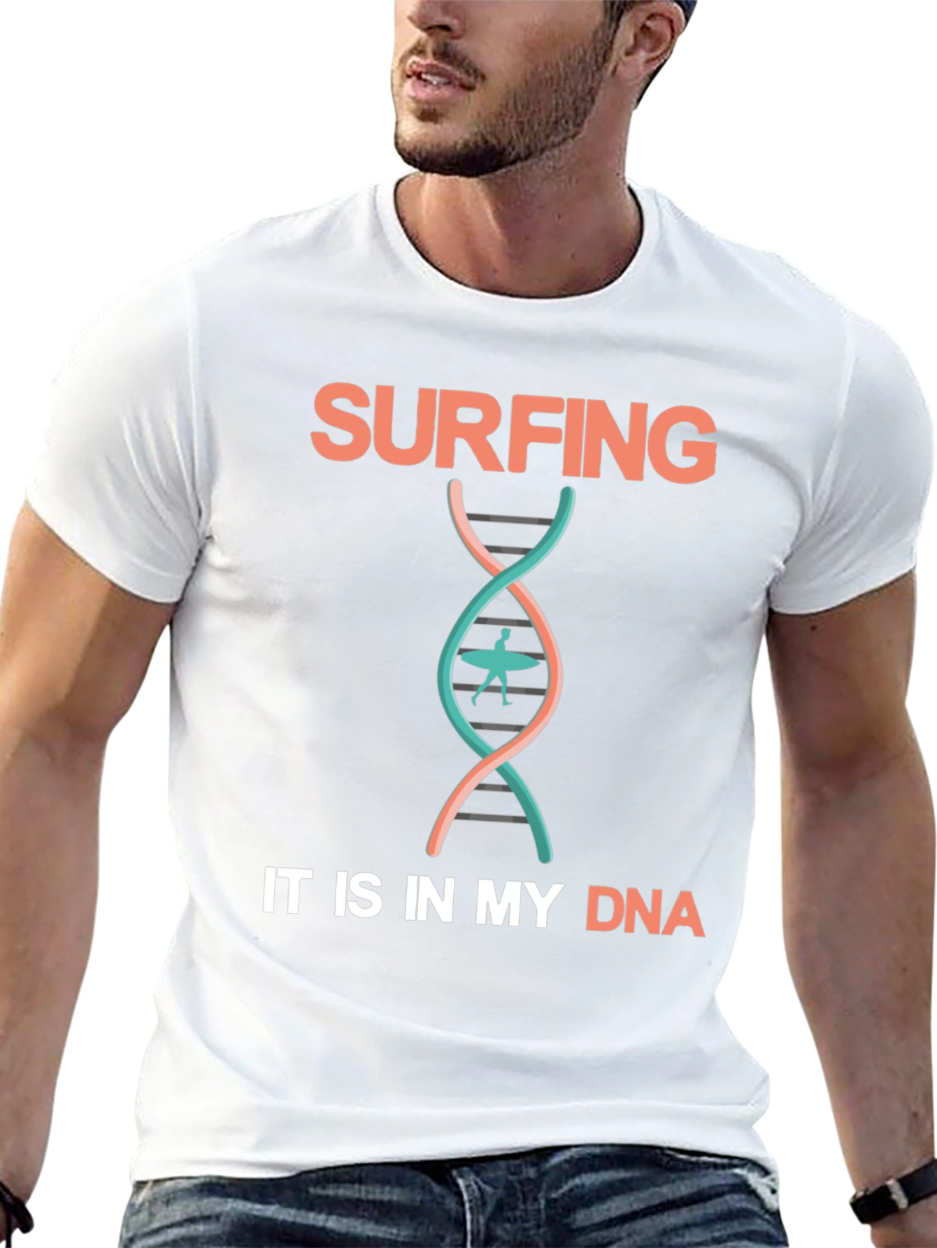Surfing DNA Graphic Tee