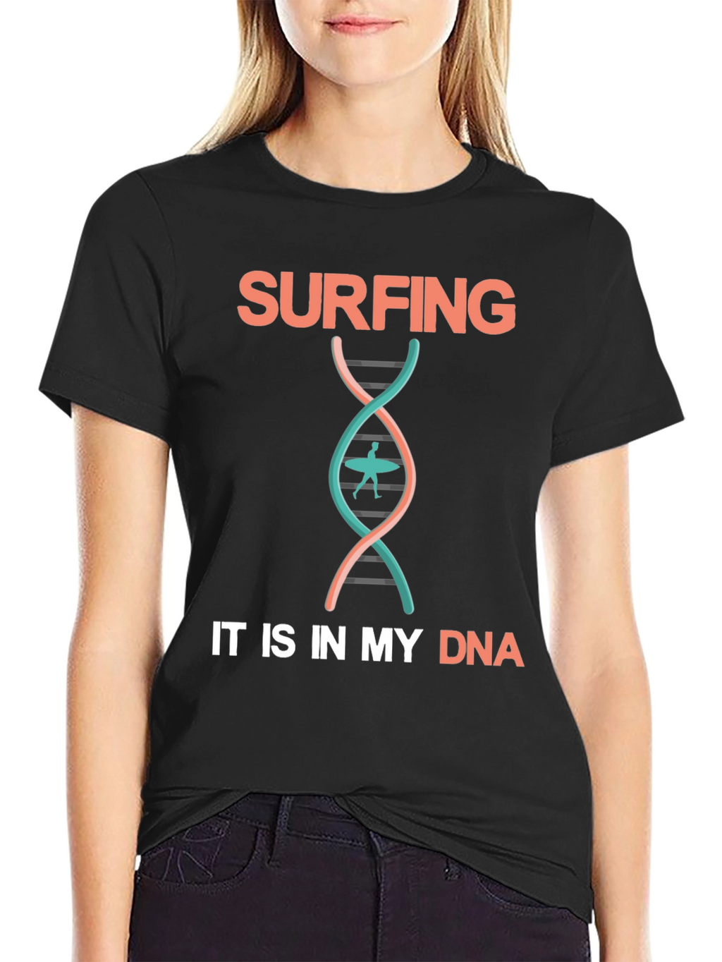 Surfing DNA Graphic Tee