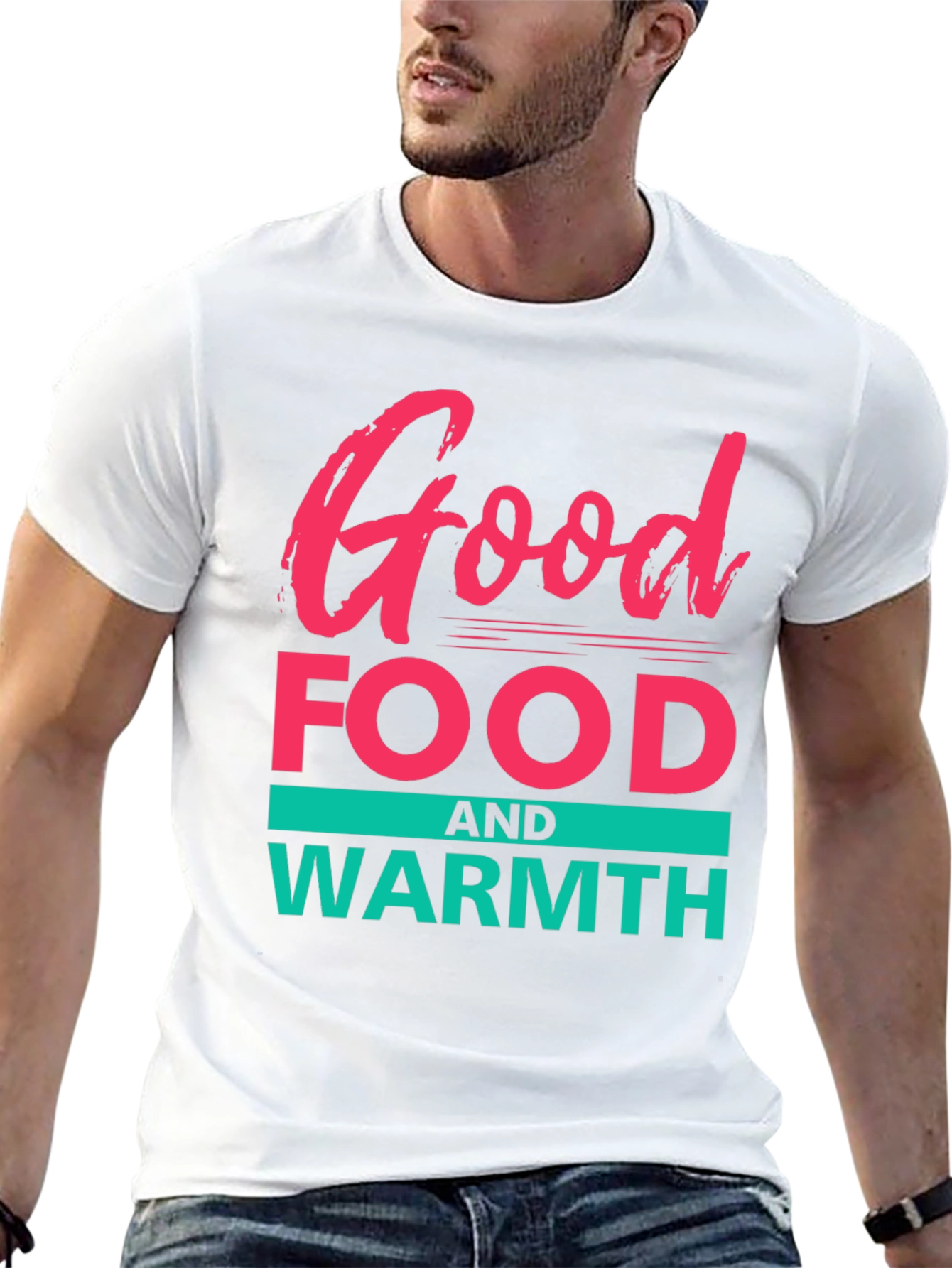 Good Food & Warmth Graphic Tee - Black