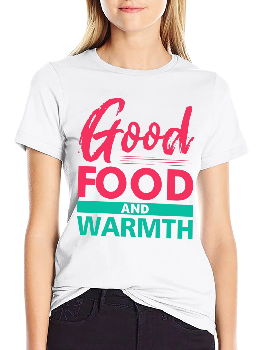 Good Food & Warmth Graphic Tee - Black