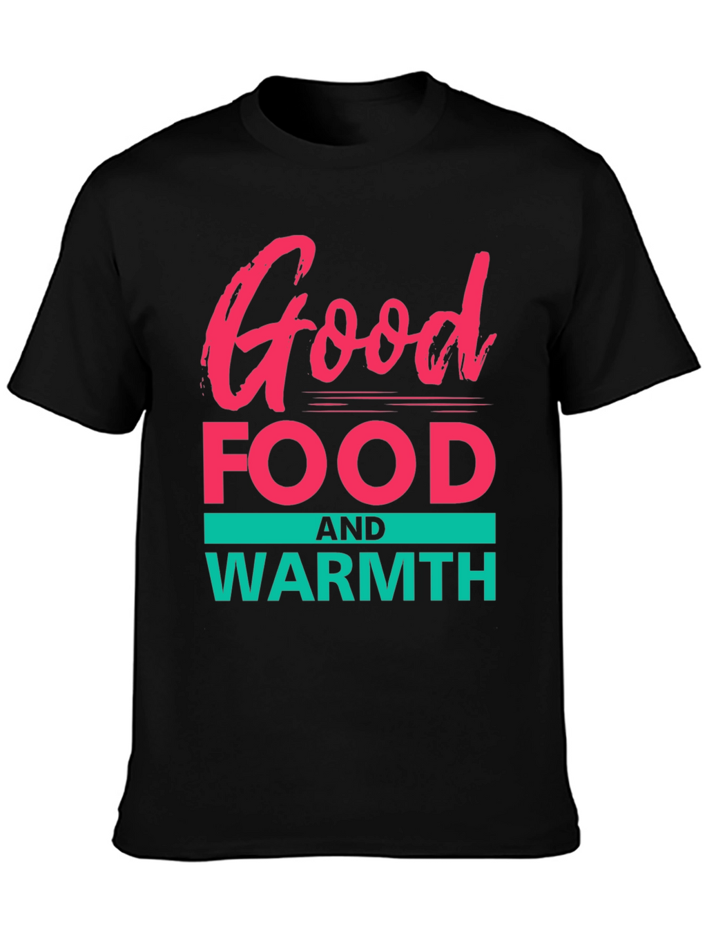Good Food & Warmth Graphic Tee - Black