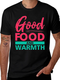 Good Food & Warmth Graphic Tee - Black
